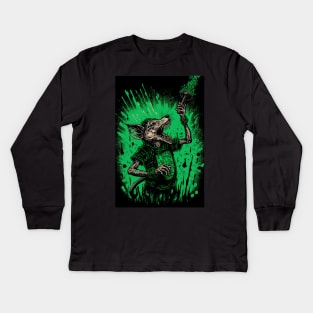 Mörk Borg Bestiary - Kobold Kids Long Sleeve T-Shirt